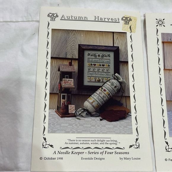 Eventides Designs Needle Keepers - Series of Four Seasons Cross Stitch P… - Picture 2 of 11